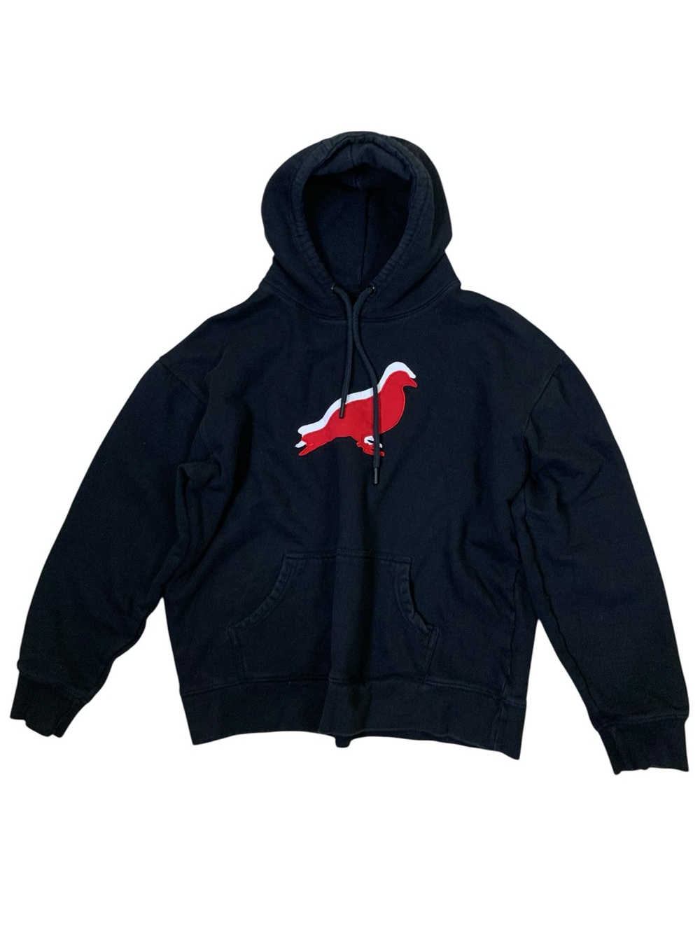 Staple Pigeon Graphic Hoodie‎ Black Pullover Streetwear Sweatshirt XL
